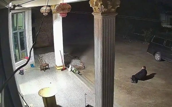 衡阳1岁5个月宝宝跌跌撞撞爬下楼梯去扶摔倒的太爷爷，妈妈：她自己都还不会走