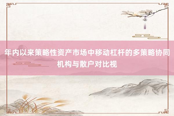 年内以来策略性资产市场中移动杠杆的多策略协同机构与散户对比视