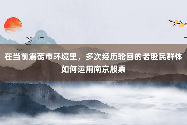 在当前震荡市环境里，多次经历轮回的老股民群体如何运用南京股票