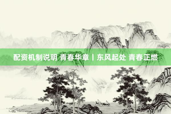 配资机制说明 青春华章丨东风起处 青春正燃